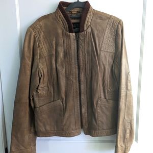 Black Rivet Leather Jacket